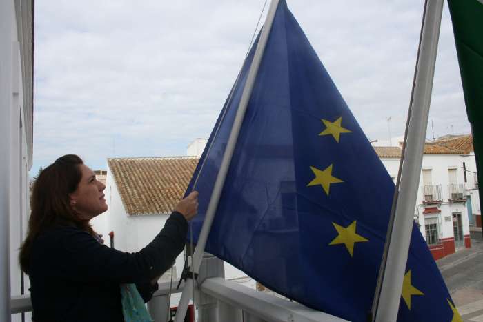 retirada bandera europea