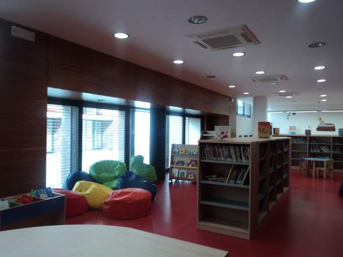 sala infantil biblioteca