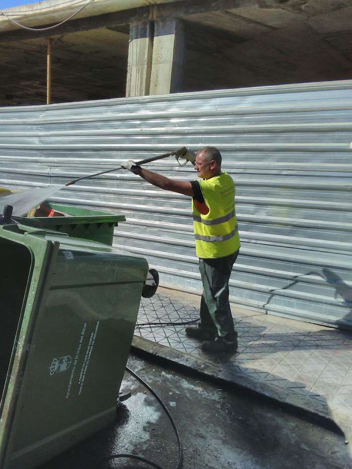 limpieza contenedores