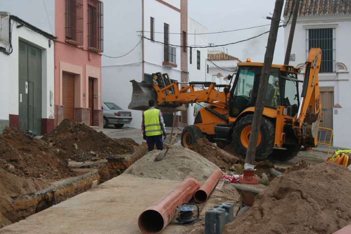obra calle corrales