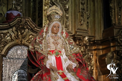 Virgen de los Reyes de El Viso del Alcor Fotografía Cofradías El Viso