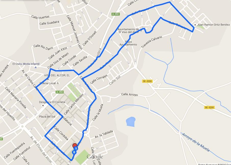 Recorrido 9 nocturna 2016