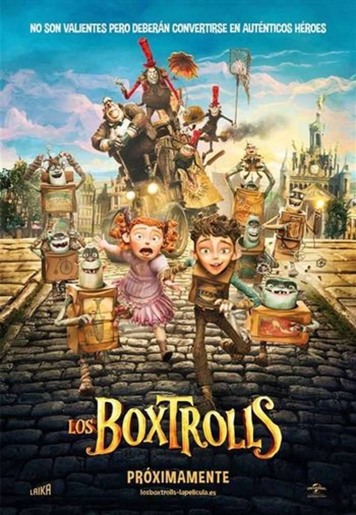 cartel cine de verano boxtrolls