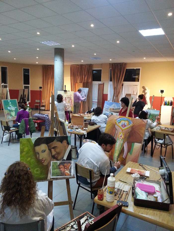 foto curso pintura