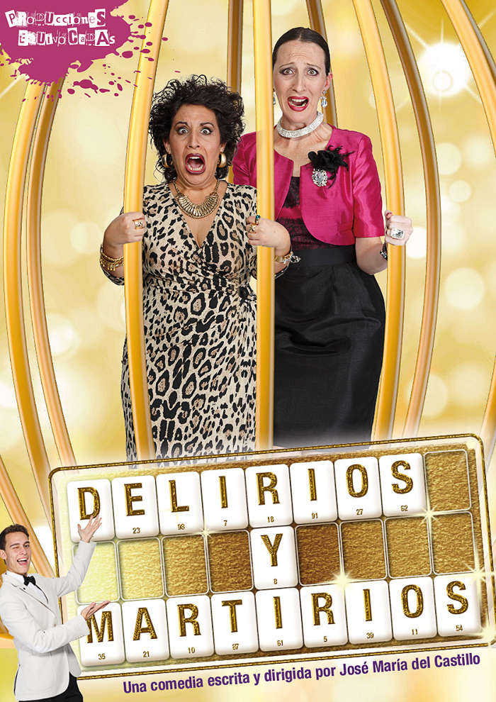 cartel teatro delirios y martirios