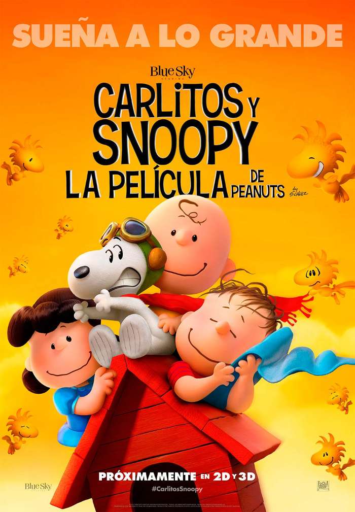 cartel cine de verano carlitos snoopy