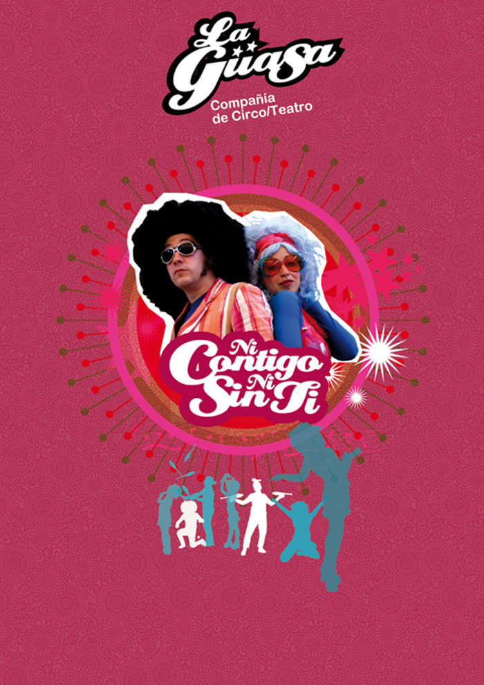 cartel teatro ni contigo ni sin ti