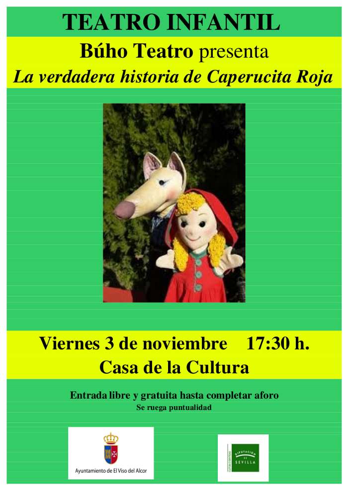 cartel teatro infantil