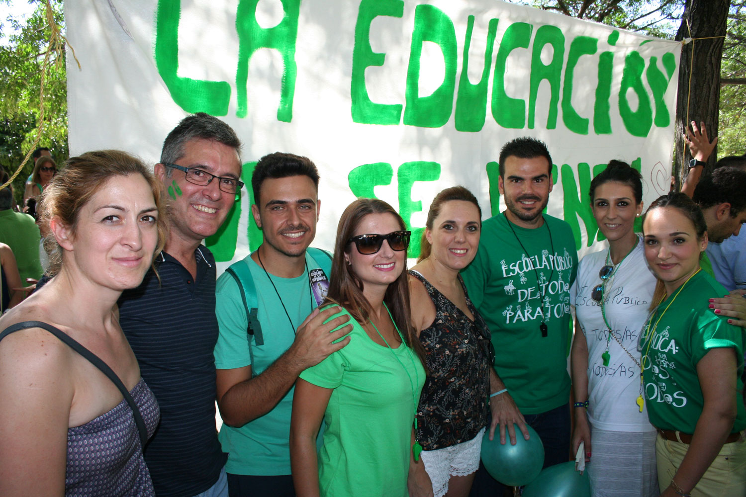 Alcaldesa y Delegados con interinos e interinas visueñas