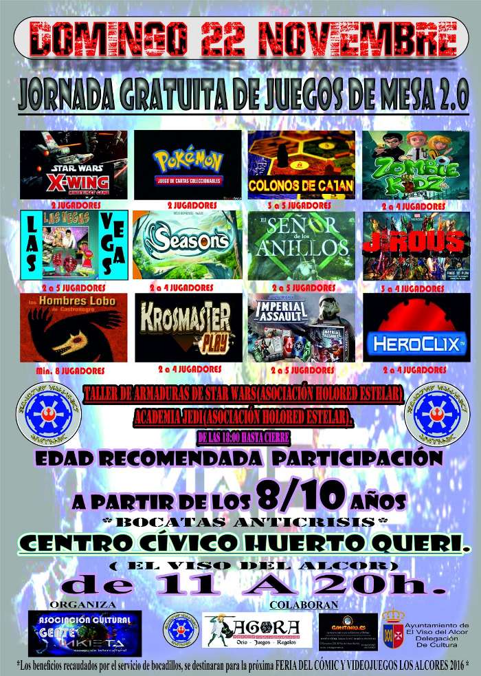 cartel juegos de mesa