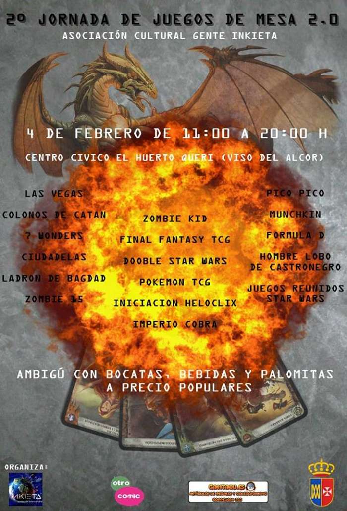 cartel juegos de mesa