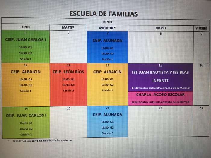 escuelas de familia 2017