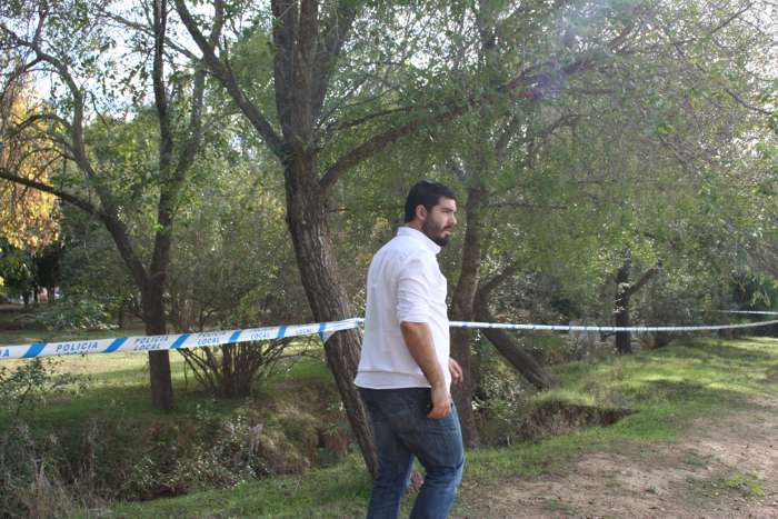 acordonamiento arroyo parque de la muela