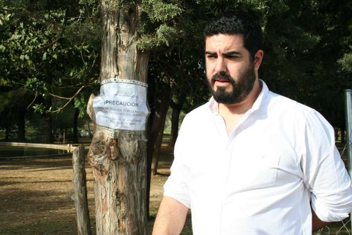 acordonamiento arroyo parque de la muela