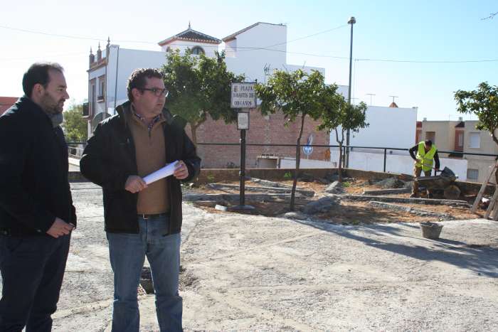 obras plaza donantes de sangre