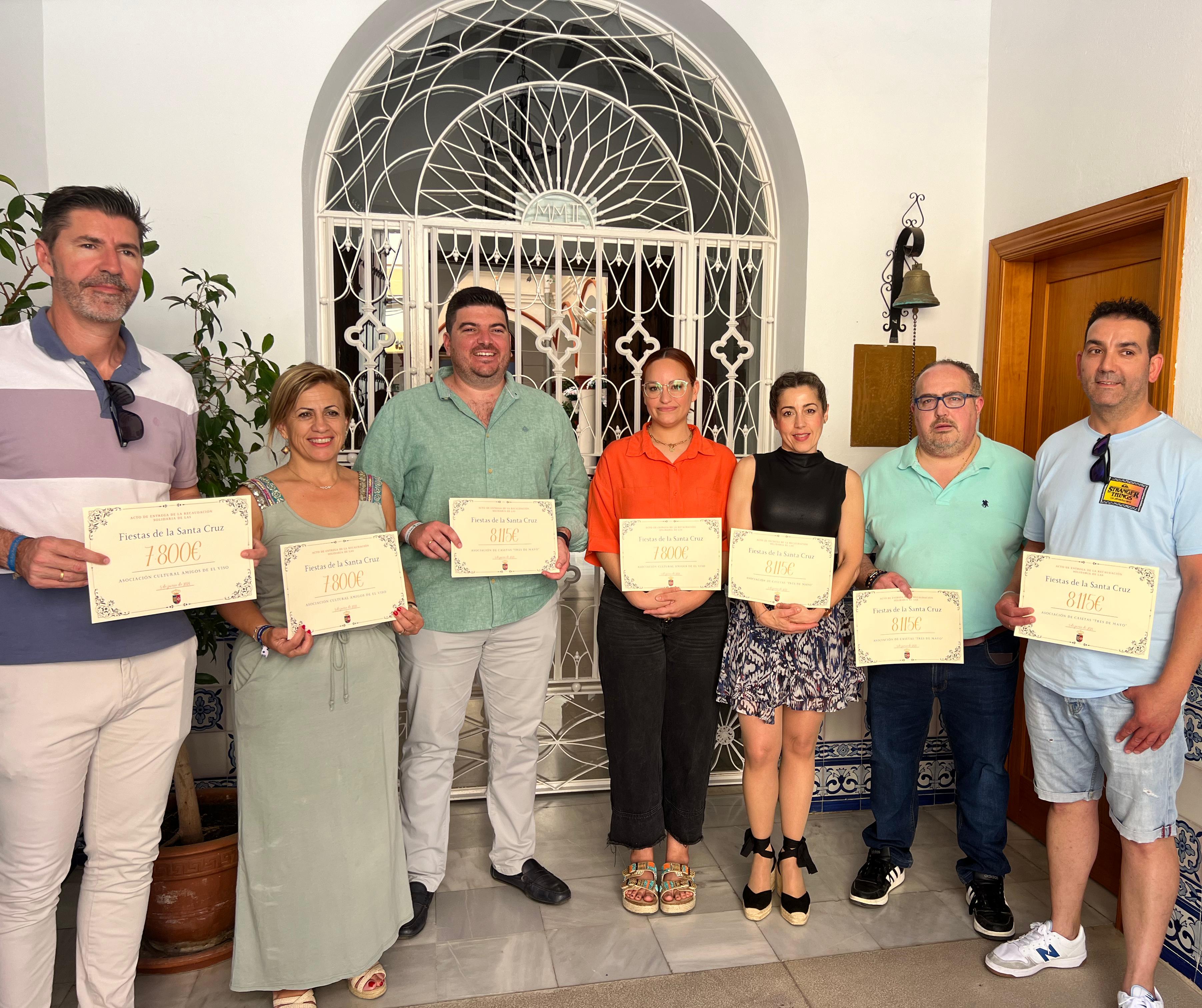 Entrega recaudación solidaria Fiestas de la Santa Cruz 2024