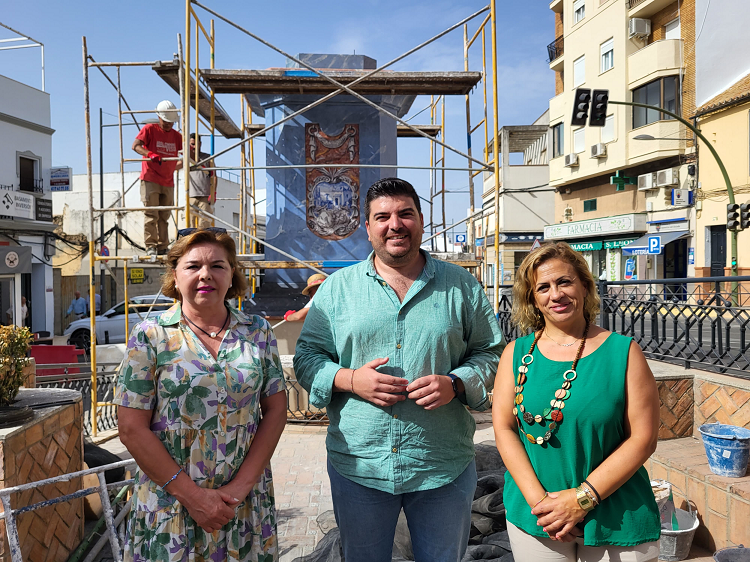 Gabi Santos, Gracia Miranda y Mercedes López inauguración triunfo