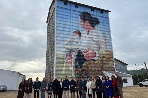 Inaguración de la obra de Virginia Bersabé en el Silo