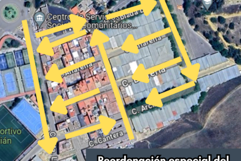 Reordinación especial del tráfico con motivo de las FIiestas de la Santa Cruz (2)