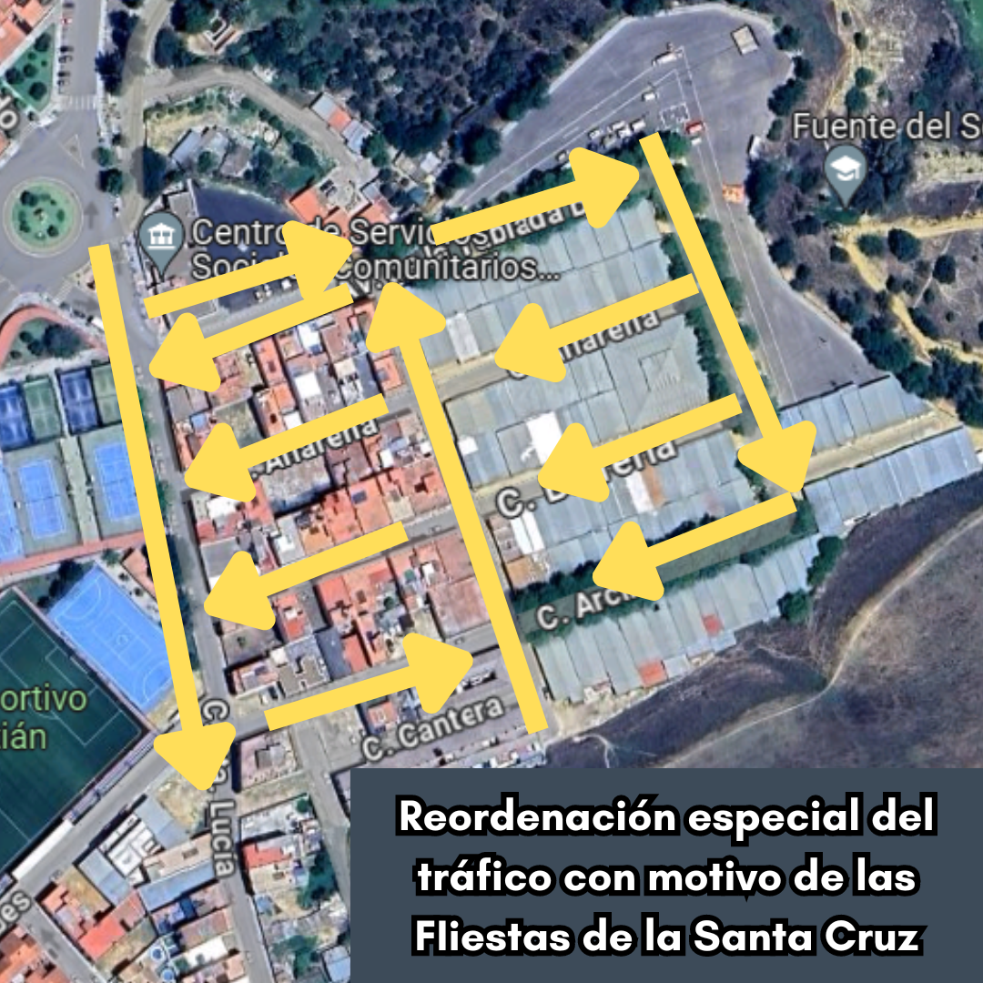 Reordinación especial del tráfico con motivo de las FIiestas de la Santa Cruz (2)