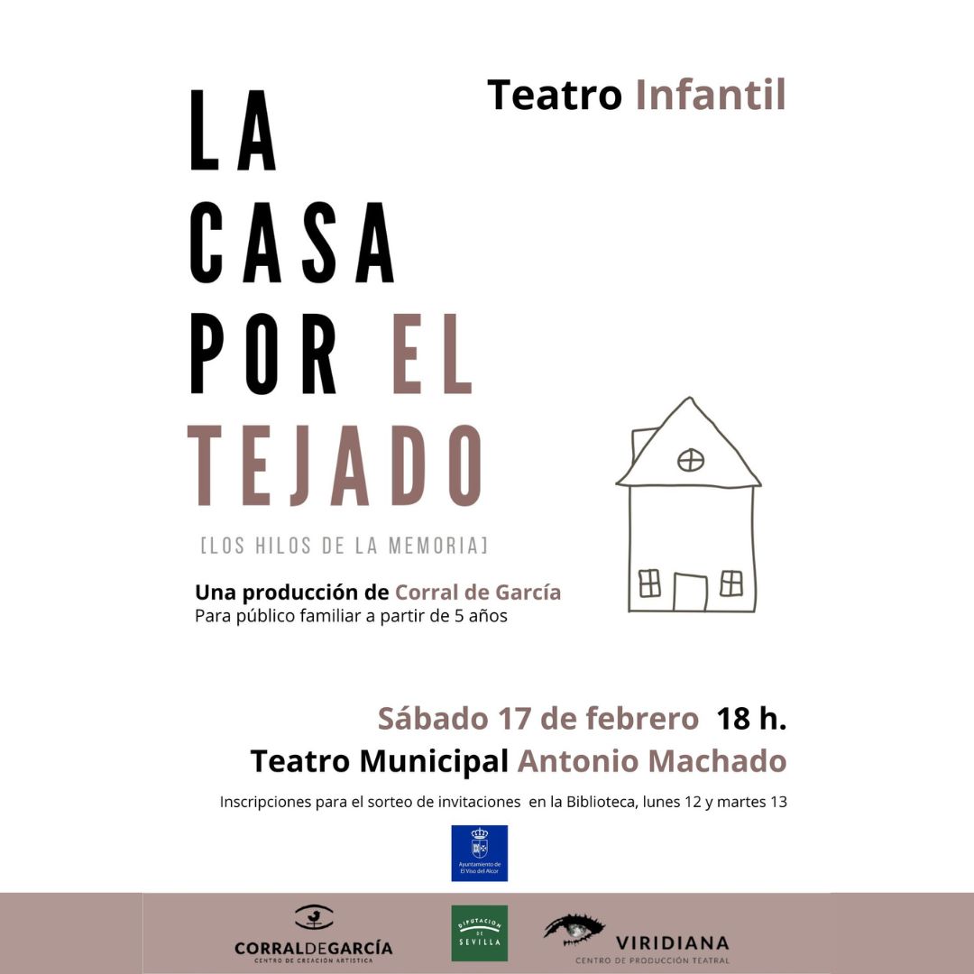 TEATRO INFANTIL DE CORRAL DE GARCÍA “LA CASA POR EL TEJADO”
