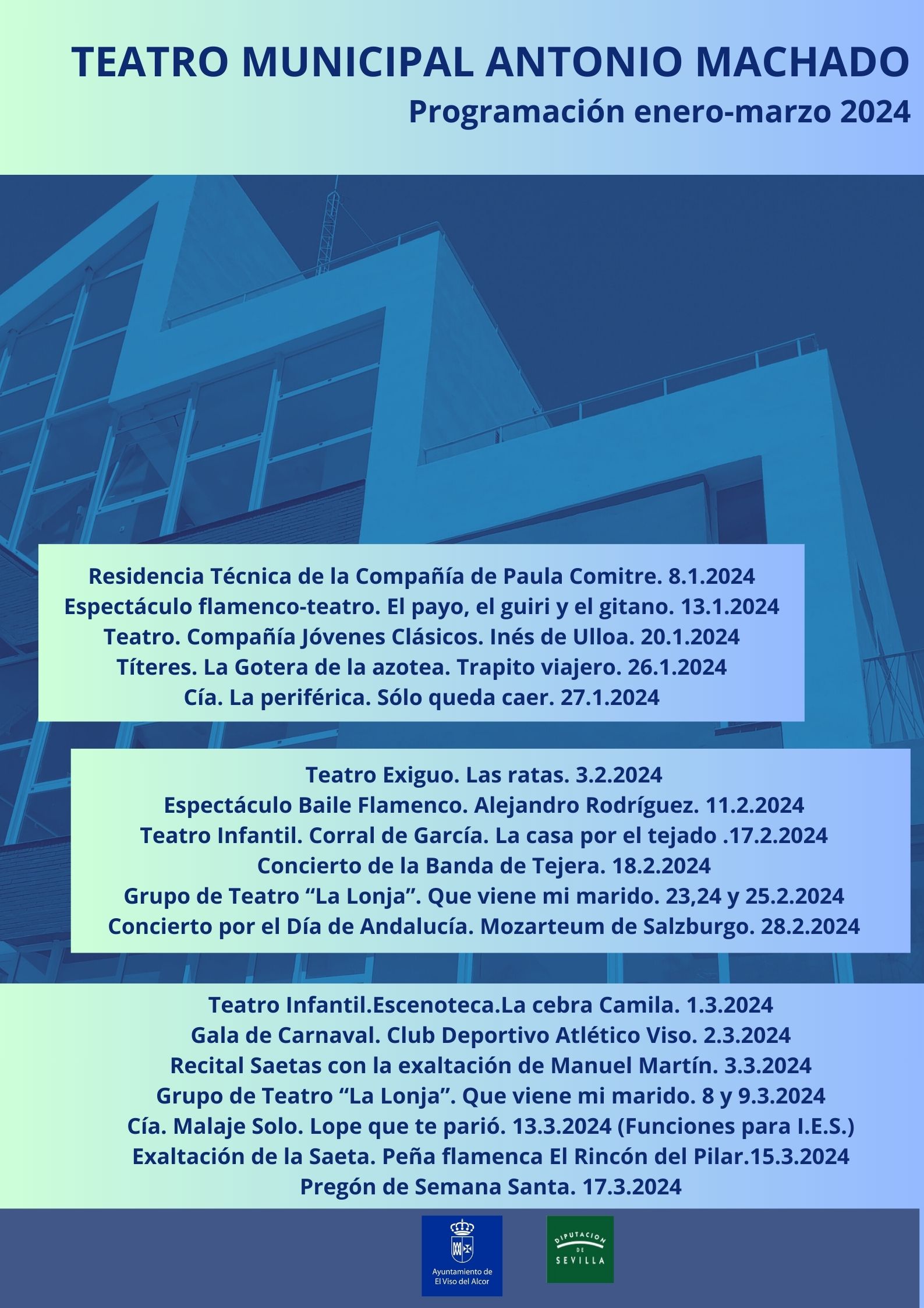 cartel programación enero marzo 2024