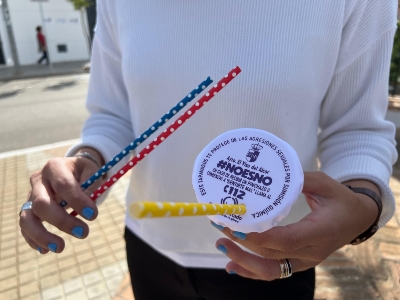 cubre vasos antisumisión Fiestas Santa Cruz 1